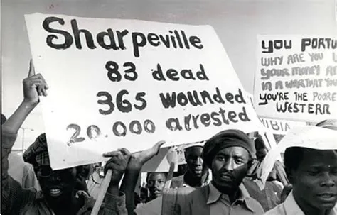  Sharpeville 학살; 아파르트헤이트 정책에 맞선 용기와 희생